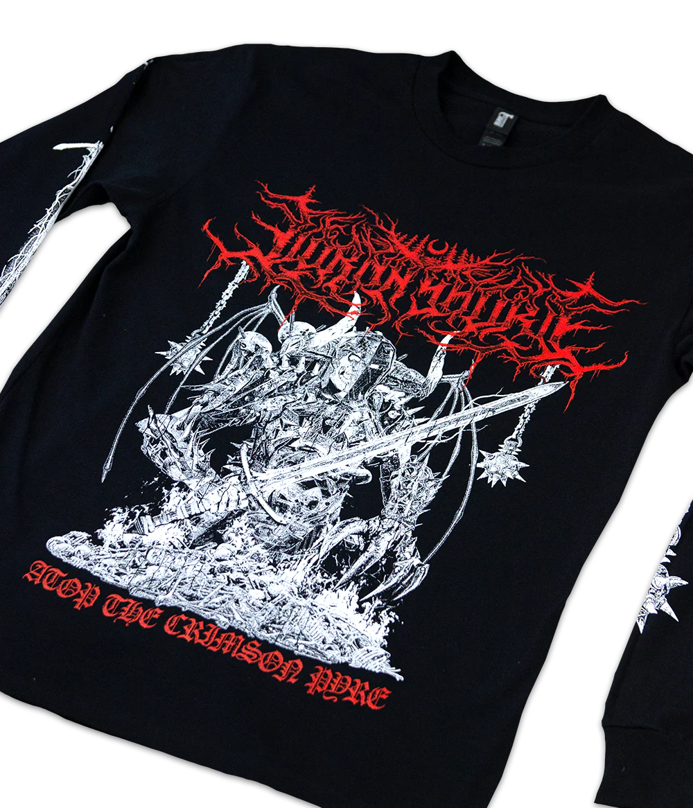 Lorna Shore Crimson Pyre Long Sleeve Shirt - Image 4