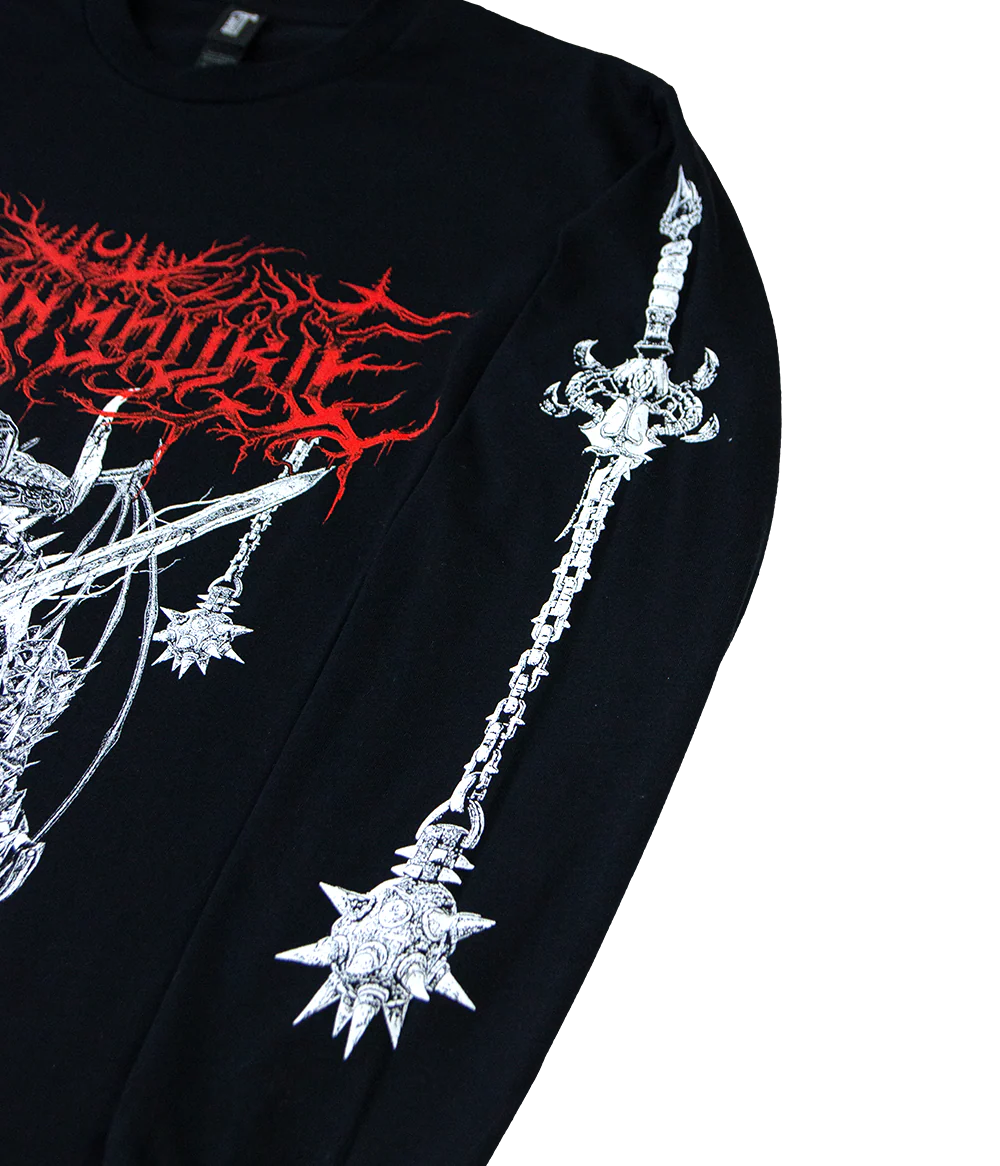 Lorna Shore Crimson Pyre Long Sleeve Shirt - Image 7