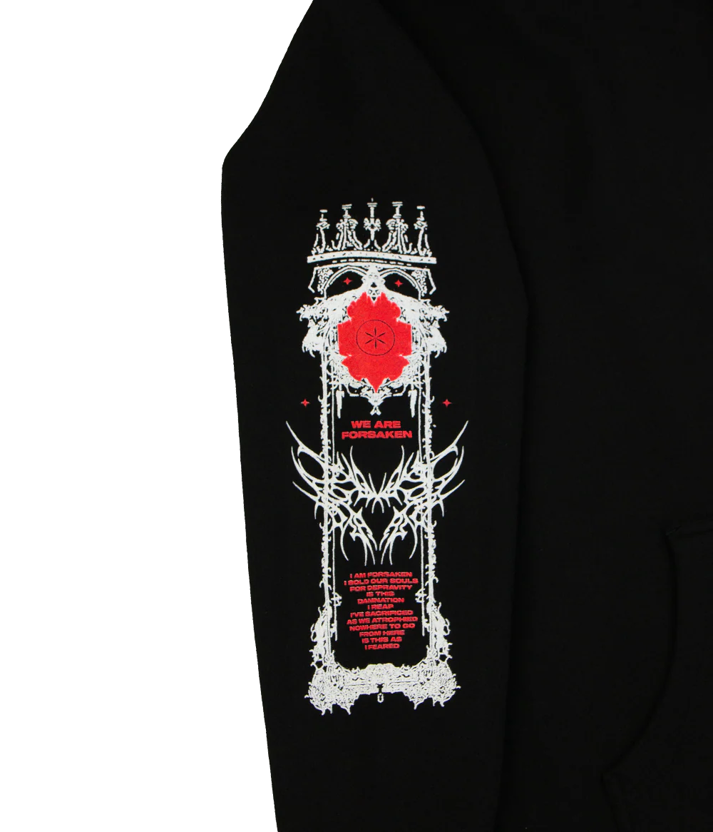 Lorna Shore Damned Zip Hooded Sweatshirt - Image 5