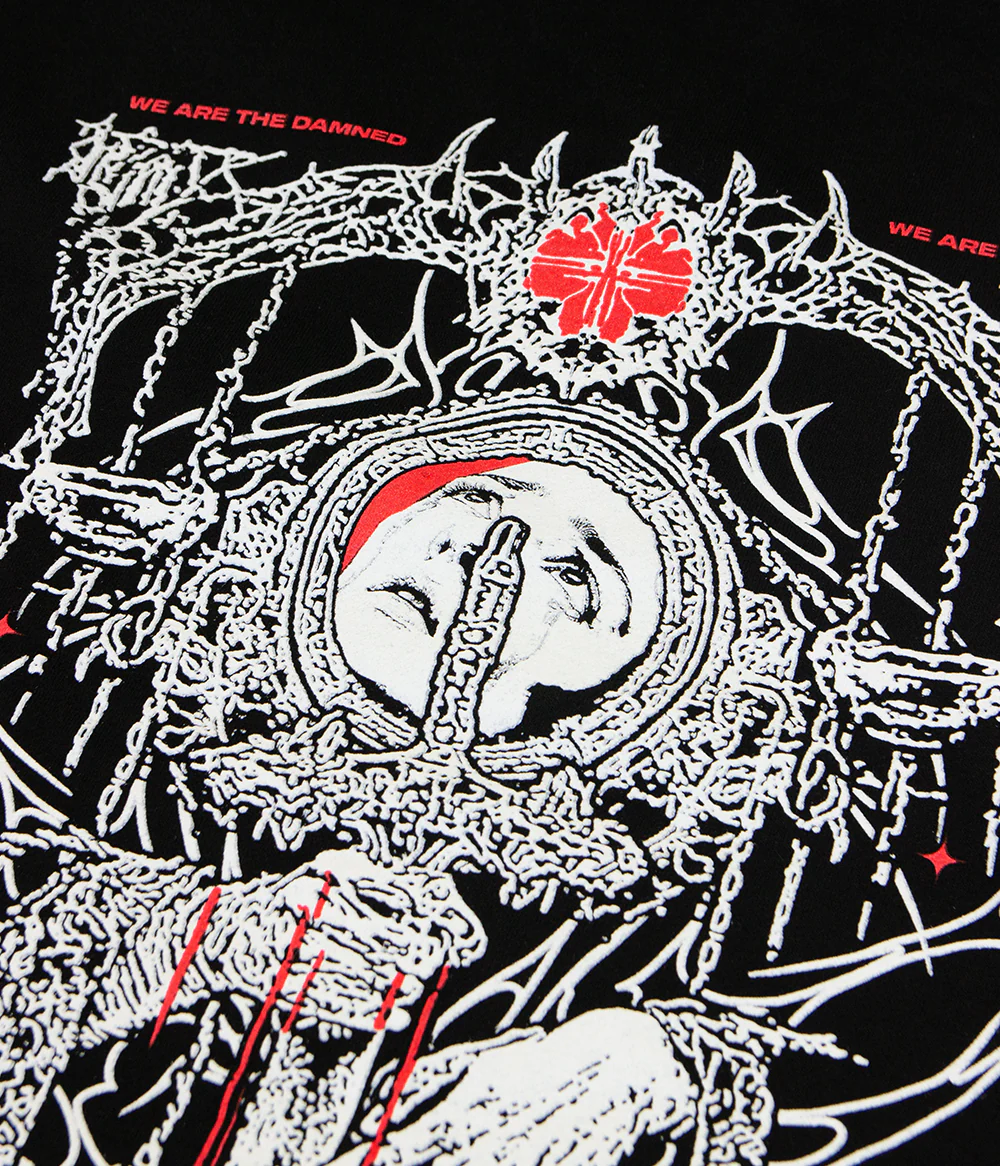 Lorna Shore Damned Zip Hooded Sweatshirt - Image 7