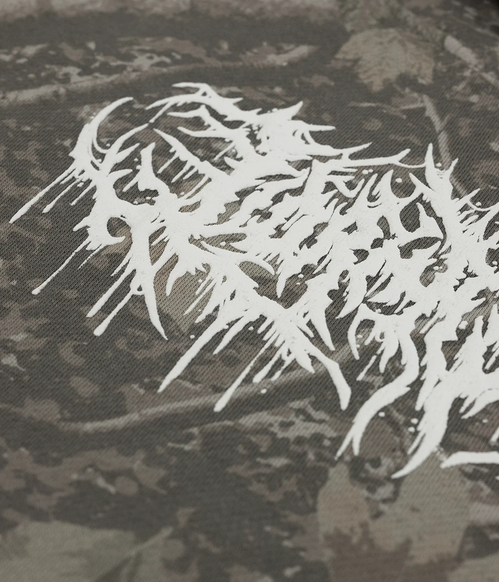 Lorna Shore Deadwood Camo Puff Youth Hooded Sweatshirt - Image 3
