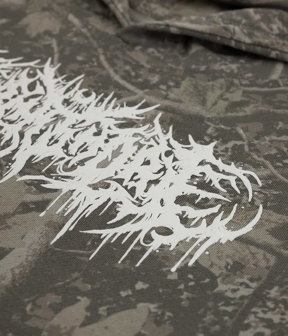 Lorna Shore Deadwood Camo Puff Youth Hooded Sweatshirt - Image 4