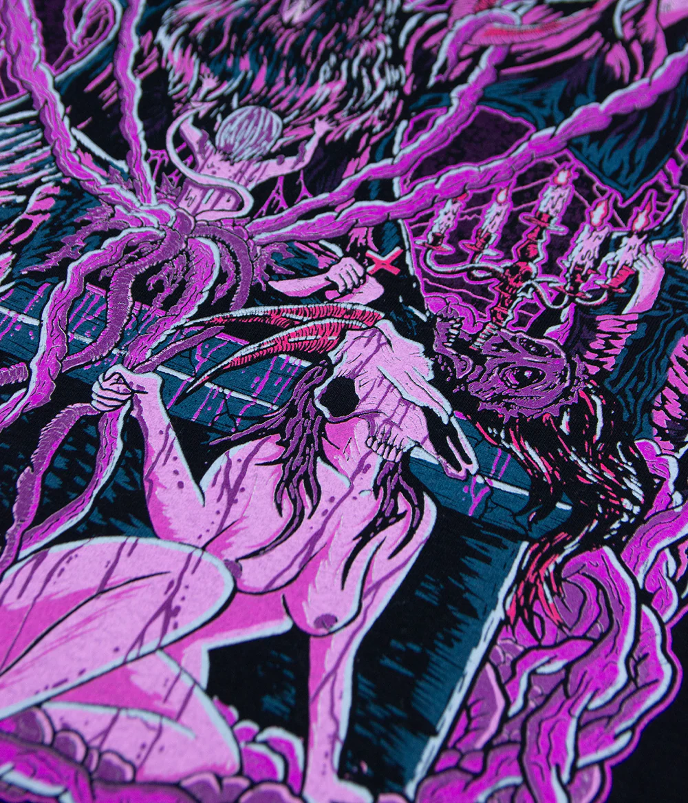 Lorna Shore Pink Goat Shirt - Image 5