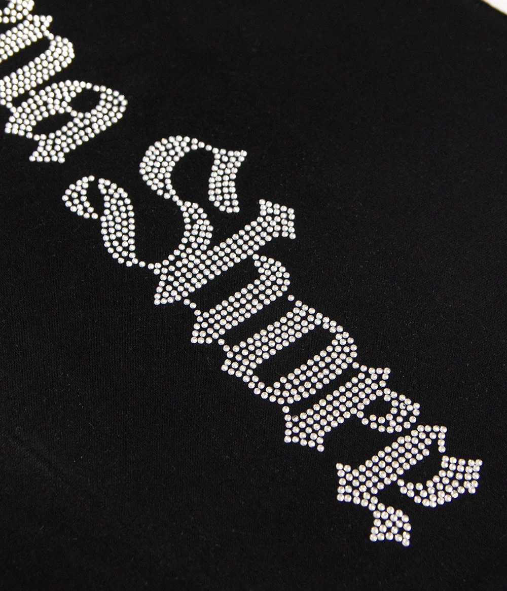 Lorna Shore Rhinestone Womens Crop Top - Image 3