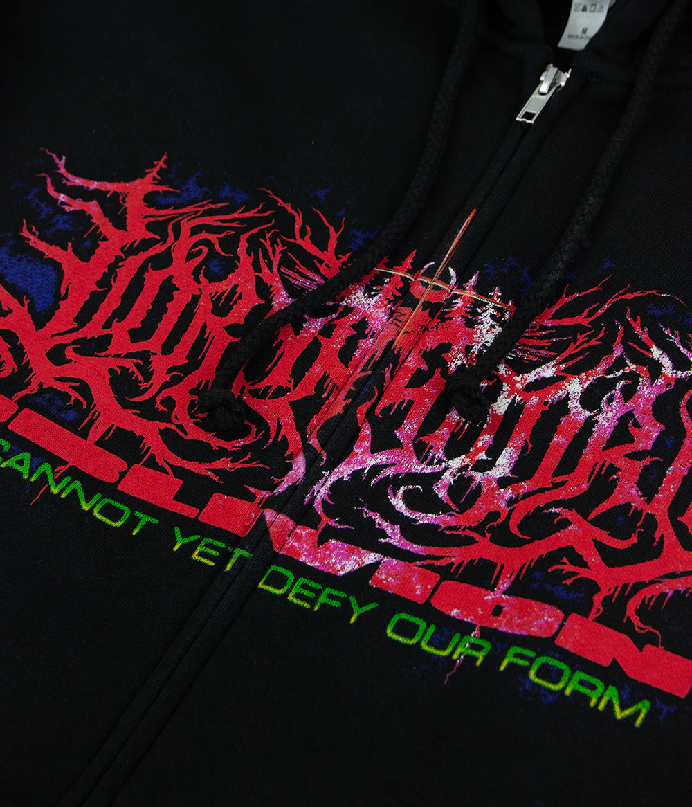 Lorna Shore Space Zip Hooded Sweatshirt - Image 4