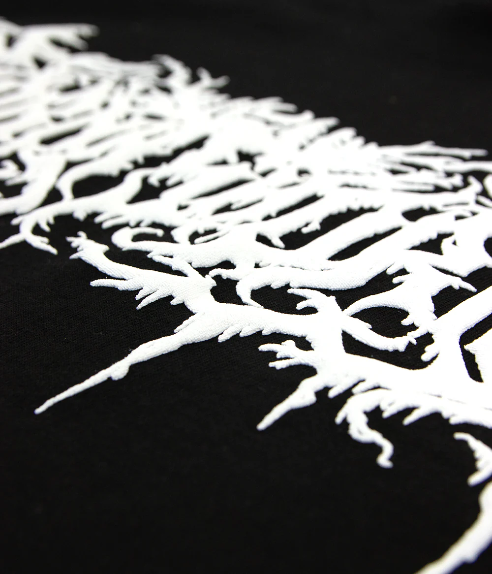 Lorna Shore White Logo Puff Shirt (Shaka Wear) - Image 4